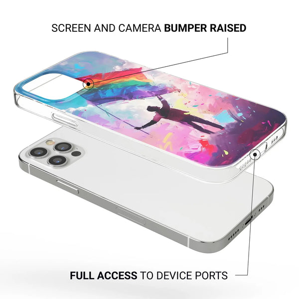 LGBTQ Phone Case Rainbow Pride Gay Cover for iPhone 16 Pro Max