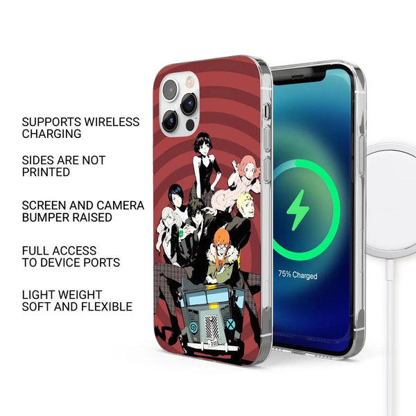 Persona 5 Phone Case Phantom Rebellion Cover for iPhone 16 Pro Max