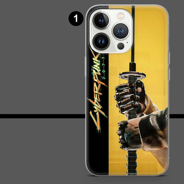 Cyberpunk 2077 Phone Case Keanu Video Game Cover for iPhone 16 Pro Max