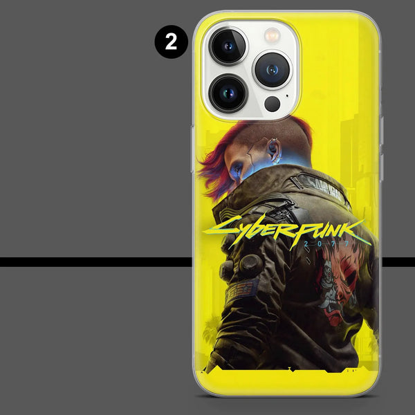 Cyberpunk 2077 Phone Case Keanu Video Game Cover for iPhone 16 Pro Max