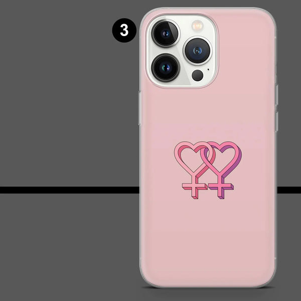 Lesbian Phone Case Gay LGBTQ Pride Cover for iPhone 16 Pro Max