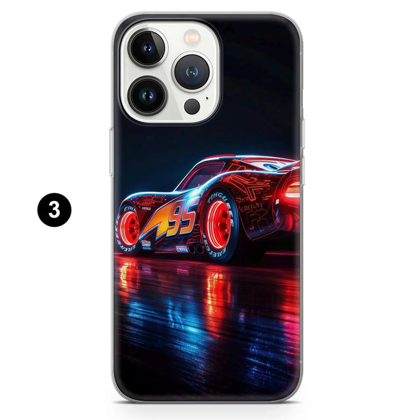 Lightning McQueen Phone Case Cars Disney Cover for iPhone 16 Pro Max