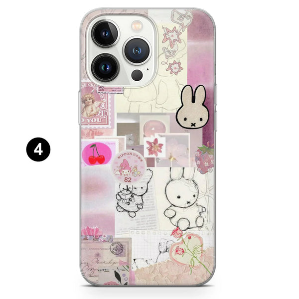 Miffy Bunny Phone Case Kawaii Aesthetic Cover for iPhone 16 Pro Max