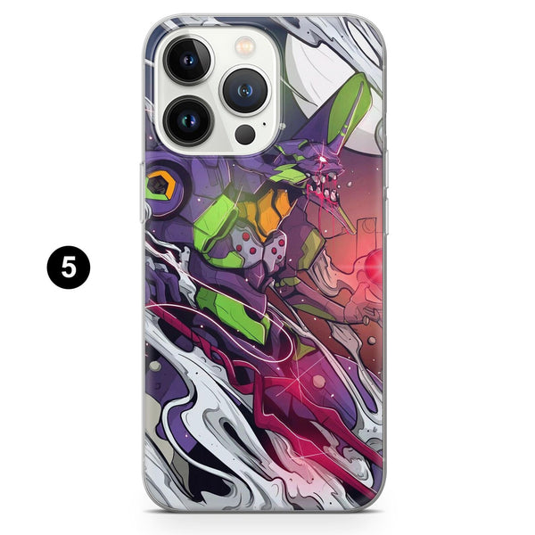 Evangelion Phone Case Shinji Ikari EVA 01 Cover for iPhone 16 Pro Max