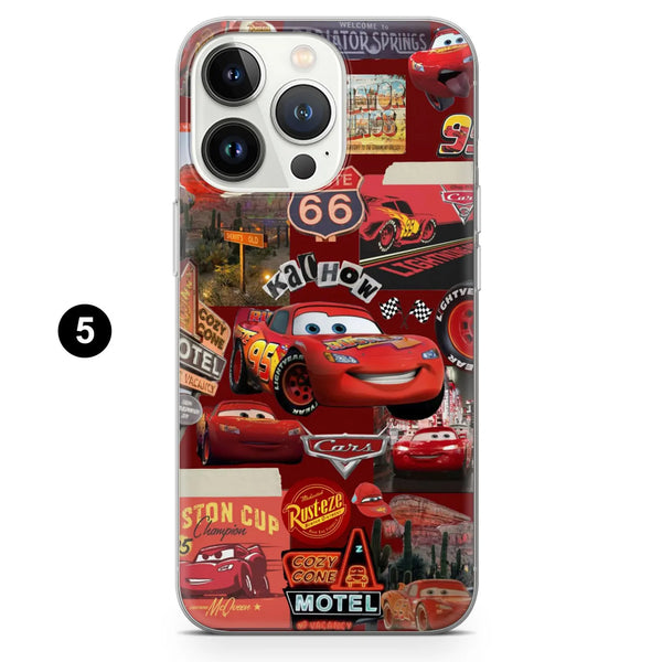 Lightning McQueen Phone Case Cars Disney Cover for iPhone 16 Pro Max