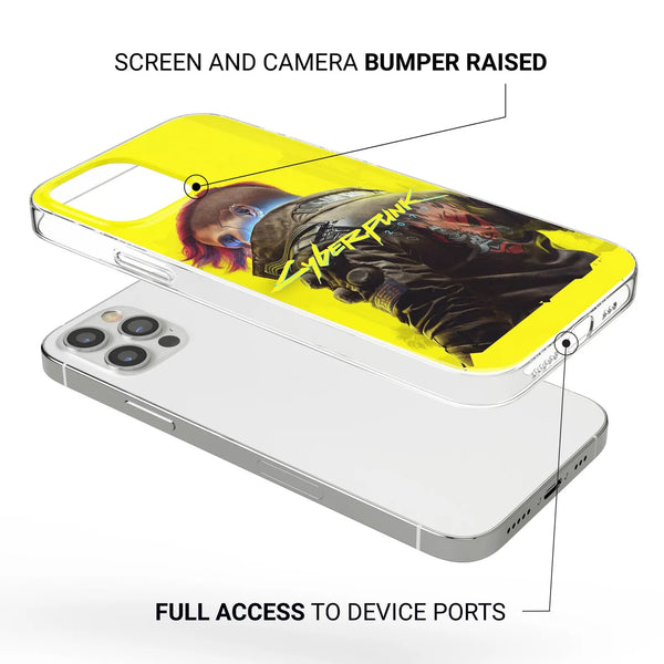 Cyberpunk 2077 Phone Case Keanu Video Game Cover for iPhone 16 Pro Max