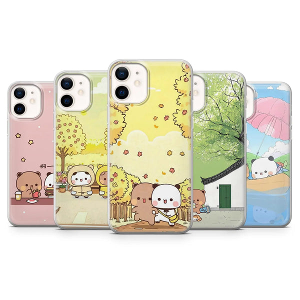 Bubu And Dudu Phone Case Cute Bears Chubby Cover for iPhone 16Pro Max