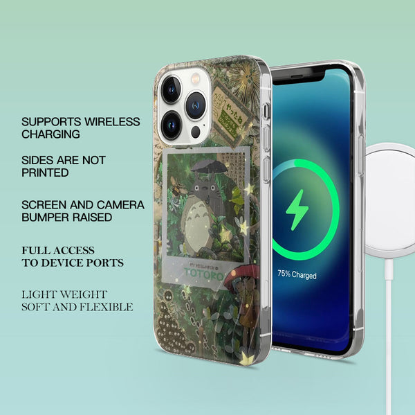 Studio Ghibli Phone Case Service Totoro Cover for iPhone 16 Pro Max
