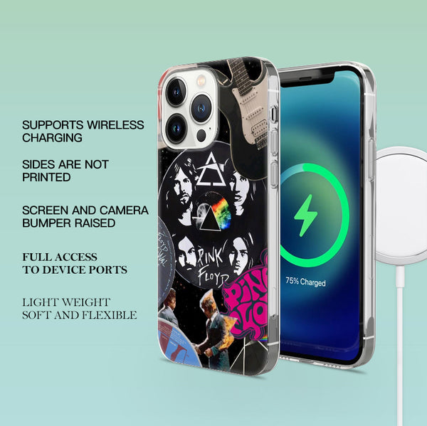 Pink Floyd Phone Case Rock Album Cover for iPhone 16 Pro Max