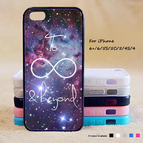 To Inifinity And Beyond Phone Case For iPhone 6 Plus For iPhone 6 For iPhone 5/5S For iPhone 4/4S For iPhone 5C iPhone X 8 8 Plus