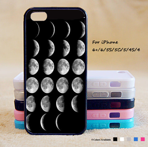 Moon phase phone case,iPhone 6 case,iPhone 6 Plus Case,iPhone 5/5S case,iPhone 5C Case,iPhone 4/4S case iPhone X 8 8 Plus