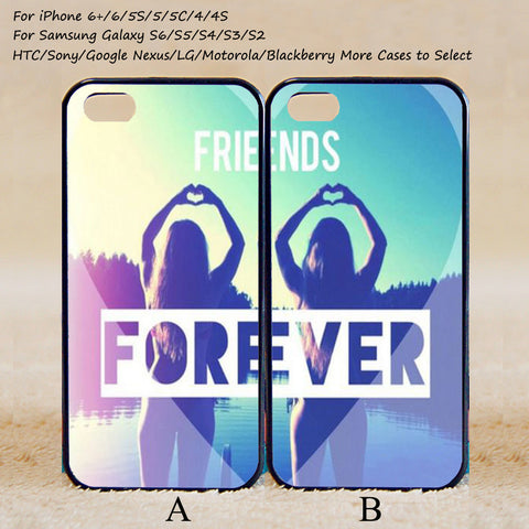 Friends Forever Couple Case,Custom Case,iPhone 6+/6/5/5S/5C/4S/4