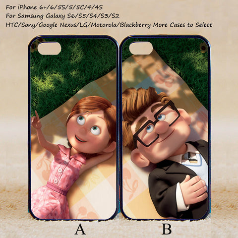 Carl and Ellie Couple Case UP,Custom Case,iPhone 6+/6/5/5S/5C/4S/4