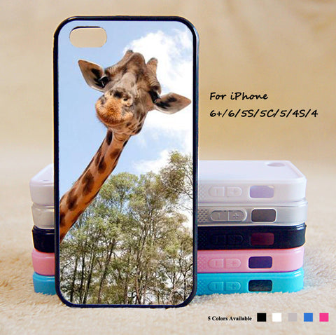 Cute Giraffe Phone Case For iPhone 6 Plus For iPhone 6 For iPhone 5/5S For iPhone 4/4S For iPhone 5C3 iPhone X 8 8 Plus