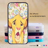 King of Lion Phone Case For iPhone 6 Plus For iPhone 6 For iPhone 5/5S For iPhone 4/4S For iPhone 5C iPhone X 8 8 Plus