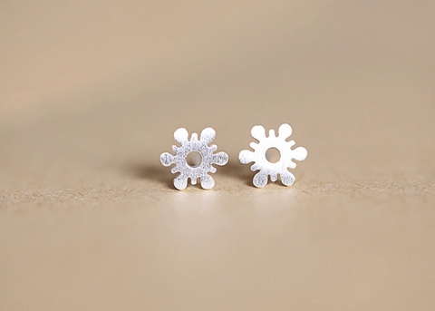 925 Sterling Silver Sun Flower Earrings