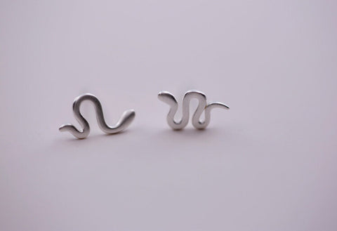 925 Sterling Silver Snake shape earrings£¬cute snake earrings