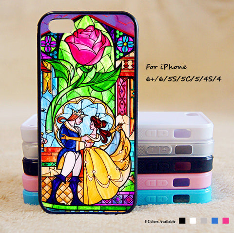 Beauty and Beast Phone Case For iPhone 6 Plus For iPhone 6 For iPhone 5/5S For iPhone 4/4S For iPhone 5C iPhone X 8 8 Plus