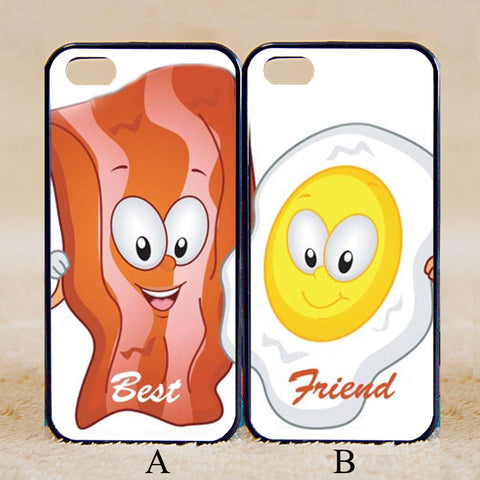 Couples Matching Best Friends Bacon and Egg,iPhone 6+/6/5/5S/5C/4S/4
