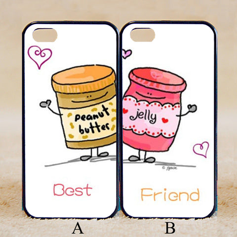 Couples Matching Best Friends Peanut Butter and Jelly,iPhone 6+/6/5/5S/5C/4S/4