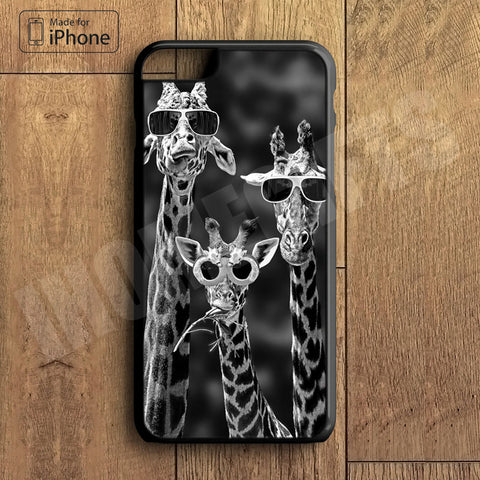 Little Cute Giraffe With Sunglasses  Plastic Case iPhone 6S 6 Plus 5 5S SE 5C 4 4S Case Ipod Touch 6 5 4 Case iPhone X 8 8 Plus