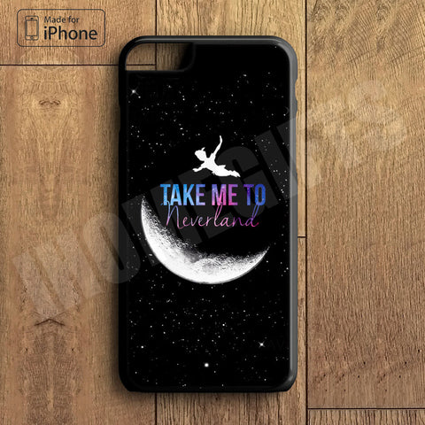 Peter Pan Take me to neverland  Plastic Phone Case For iPhone 6 Plus More Style For iPhone 6/5/5s/5c/4/4s iPhone X 8 8 Plus