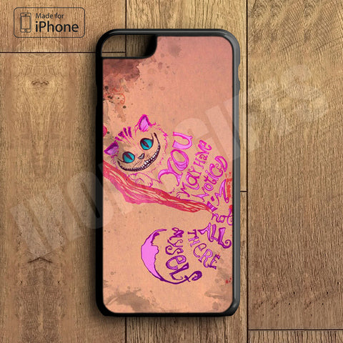 Alice Wonderland And Cheshire Cat  Plastic Case iPhone 6S 6 Plus 5 5S SE 5C 4 4S Case Ipod Touch 6 5 4 Case iPhone X 8 8 Plus