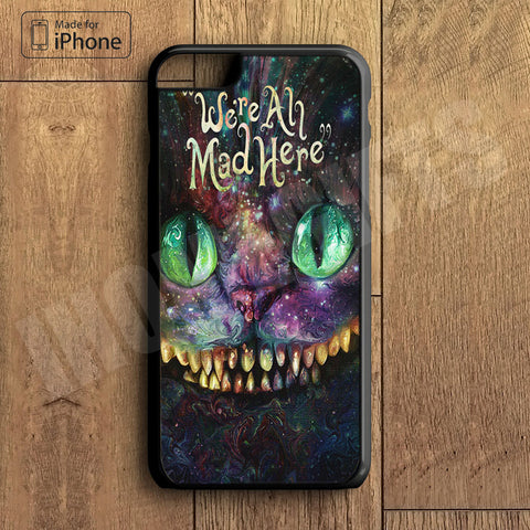 Alice Wonderland And Cheshire Cat Plastic Case iPhone 6S 6 Plus 5 5S SE 5C 4 4S Case Ipod Touch 6 5 4 Case iPhone X 8 8 Plus