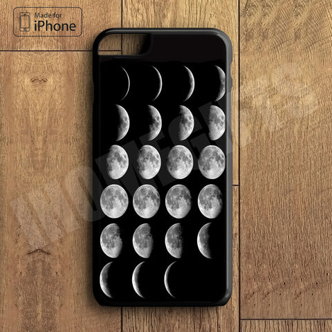 Moon phase Plastic Case iPhone 6S 6 Plus 5 5S SE 5C 4 4S Case Ipod Touch 6 5 4 Case iPhone X 8 8 Plus