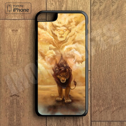 King of Lion  Plastic Case iPhone 6S 6 Plus 5 5S SE 5C 4 4S Case Ipod Touch 6 5 4 Case iPhone X 8 8 Plus