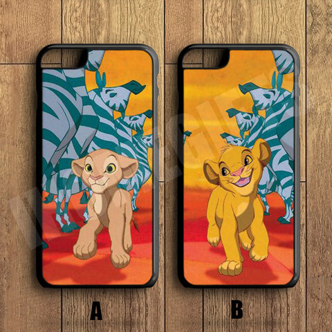 Lion king best friends Forever Couple Case,Custom Case,iPhone 6+/6/5/5S/5C/4S/4