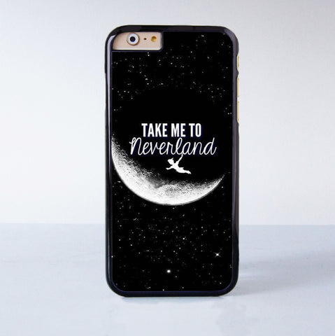 Peter Pan Take me to neverland Plastic Phone Case For iPhone 6  More Style For iPhone 6/5/5s/5c/4/4s iPhone X 8 8 Plus