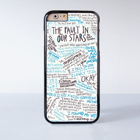 The Fault in Our Stars Okay Okay Plastic Phone Case For iPhone 6  More Style For iPhone 6/5/5s/5c/4/4s iPhone X 8 8 Plus